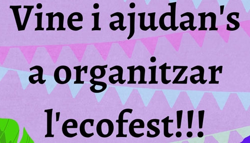 imatge d'un dels cartells per l'ECOFest