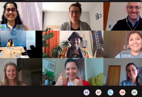 Reunió virtual de joves per l'acció climàtica